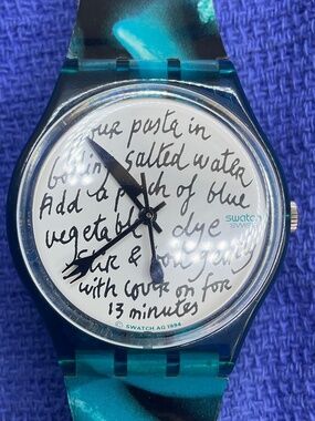 Swatch Limited Edition Blue Pasta!